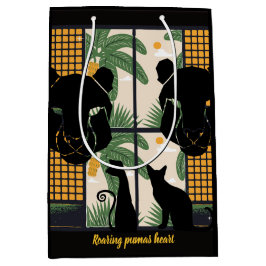 Roaring Pumas Hearts Mittlere Geschenktüte