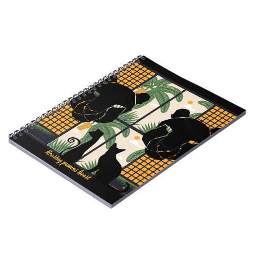 Roaring Pumas Hearts Notizblock (Linke Seite)