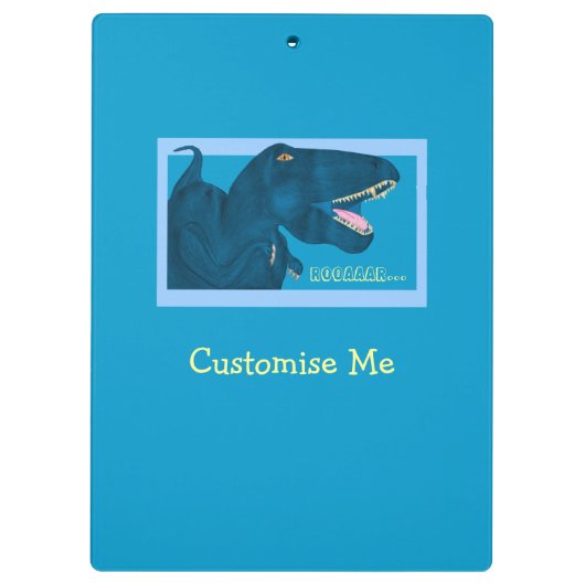 Roaring Rex Klemmbrett (Rückseite)