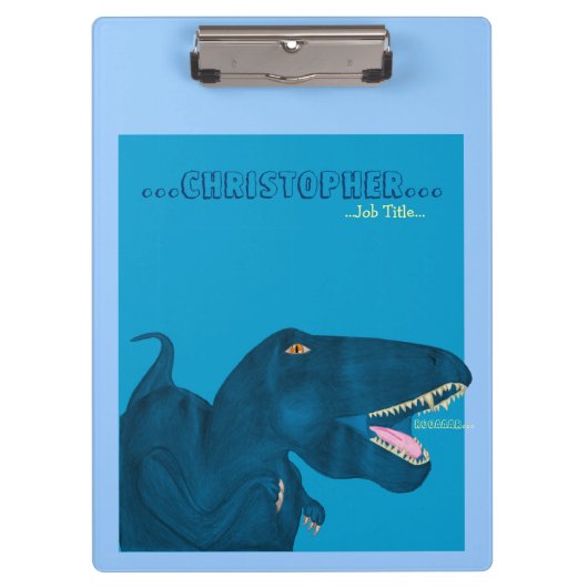 Roaring Rex Klemmbrett (Vorderseite)