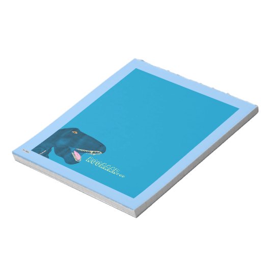 Roaring Rex Notizblock (Rotiert)