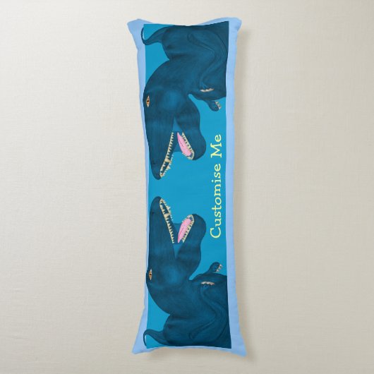 Roaring Rex Seitenschläferkissen (Vorderseite Vertikal)