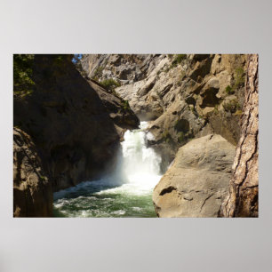 Roaring River Falls im Kings Canyon National Park Poster