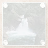 Roaring River Falls, King's Canyon, CA Glasuntersetzer (Rückseite)