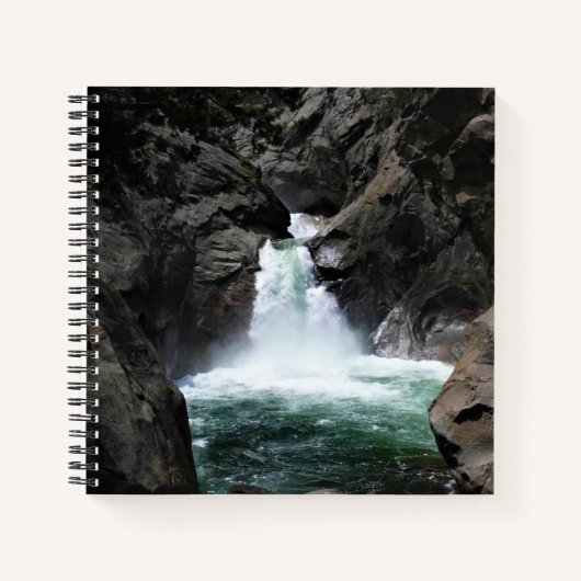 Roaring River Falls, King's Canyon, CA Notizblock (Vorderseite)