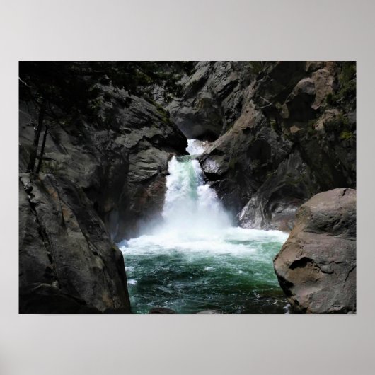Roaring River Falls, King's Canyon, CA Poster (Vorne)