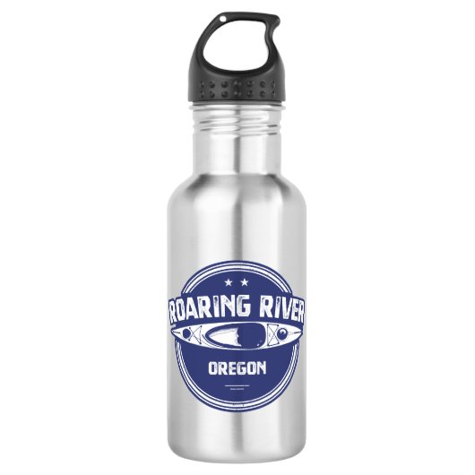 Roaring River Oregon Kayak Edelstahlflasche (Vorderseite)