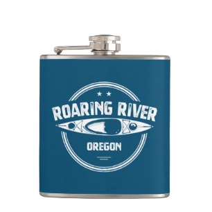 Roaring River Oregon Kayak Flachmann