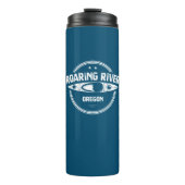 Roaring River Oregon Kayak Thermosbecher (Vorderseite)