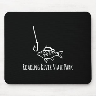 Roaring River State Park Lustiges Angeln Fisch Fis Mousepad