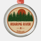 Roaring River Wilderness Ornament Aus Metall (Vorne)