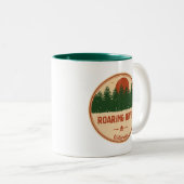 Roaring River Wilderness Zweifarbige Tasse (VorderseiteRechts)