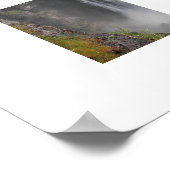 Roaring Snoqualmie Falls fotografische Landschaft Poster (Ecke)