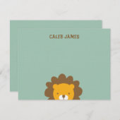 Roaring Spaß Vielen Dank Karten (Vorne/Hinten)