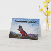 Roaring Success Dinosaur Abschluss Card Karte (Gelbe Blume)