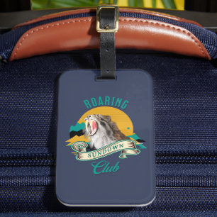Roaring Sundown Club Saberzahntiger Gepäckanhänger