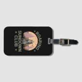 Roaring Sundown Club Saberzahntiger Gepäckanhänger (Vorderseite (Horizontal))