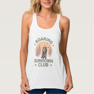 Roaring Sundown Club Saberzahntiger Tank Top