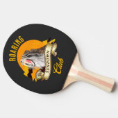 Roaring Sundown Club Saberzahntiger Tischtennis Schläger (Seitenansicht)