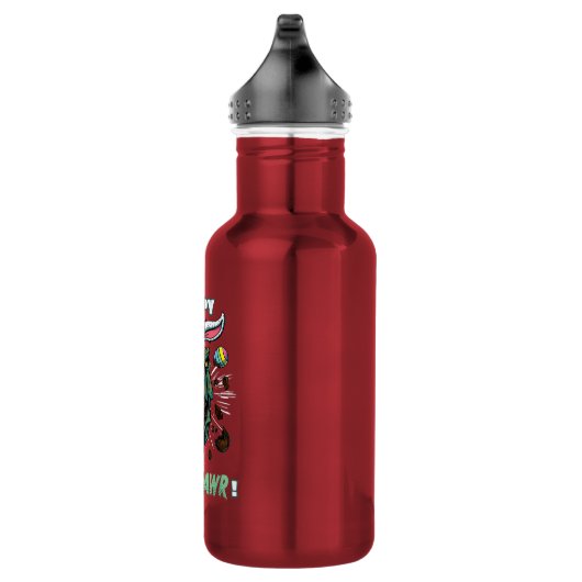Roaring T Rex Dinosaur Osterglücklich Ost Rawr Edelstahlflasche (Rechts)