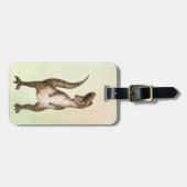 Roaring T-Rex individuell einstellbar Gepäckanhänger (Vorderseite horizontal)