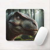Roaring Through Time: T-Rex im Wald Mousepad (Mit Mouse)