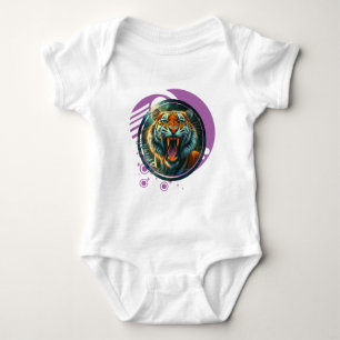 Roaring Tiger Baby Strampler