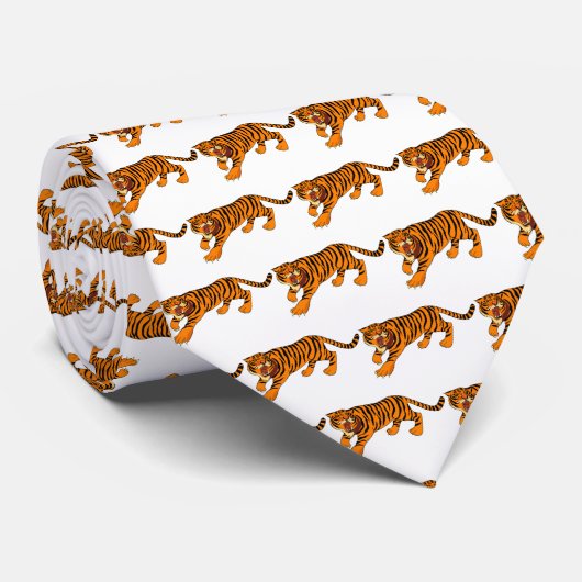 Roaring Tiger: Eine Retro-Revolution in Neckwear! Krawatte (Gerollt)