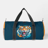 Roaring Tiger Face Duffle Bag (Rückseite)