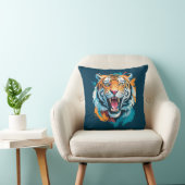 Roaring Tiger Face Kissen (Stuhl )