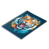 Roaring Tiger Face Notizblock (Linke Seite)