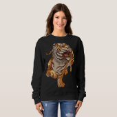 Roaring Tiger Fierce und mächtig Sweatshirt (Vorne ganz)