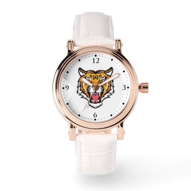 Roaring Tiger Head-25818 Armbanduhr (Vorderseite)