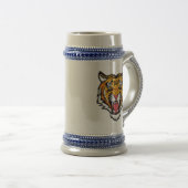 Roaring Tiger Head-25818 Bierglas (VorderseiteRechts)