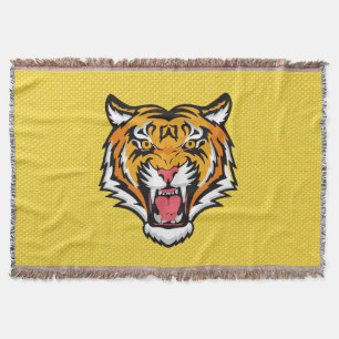 Roaring Tiger Head-25818 Decke