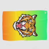 Roaring Tiger Head-25818 Golfhandtuch (Horizontal)