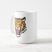 Roaring Tiger Head-25818 Kaffeetasse (Vorderseite Links)