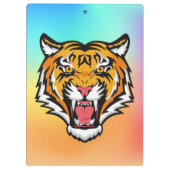 Roaring Tiger Head-25818 Klemmbrett (Rückseite)