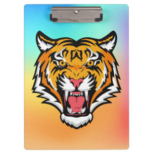 Roaring Tiger Head-25818 Klemmbrett