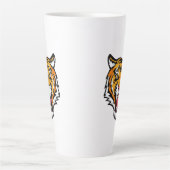 Roaring Tiger Head-25818 Milchtasse (Vorderseite)