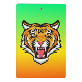 Roaring Tiger Head-25818 Mini Klemmbrett (Rückseite)