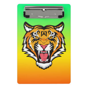 Roaring Tiger Head-25818 Mini Klemmbrett