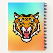 Roaring Tiger Head-25818 Notizblock (Rückseite)