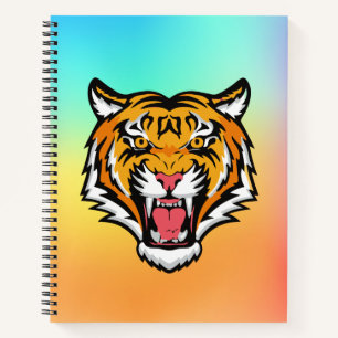 Roaring Tiger Head-25818 Notizblock
