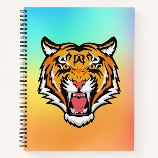 Roaring Tiger Head-25818 Notizblock (Vorderseite)