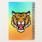 Roaring Tiger Head-25818 Notizblock (Rückseite)
