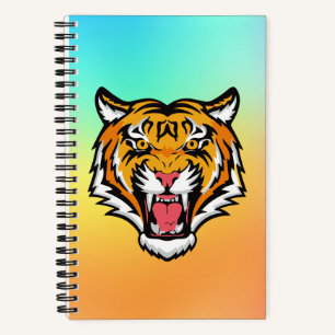 Roaring Tiger Head-25818 Notizblock