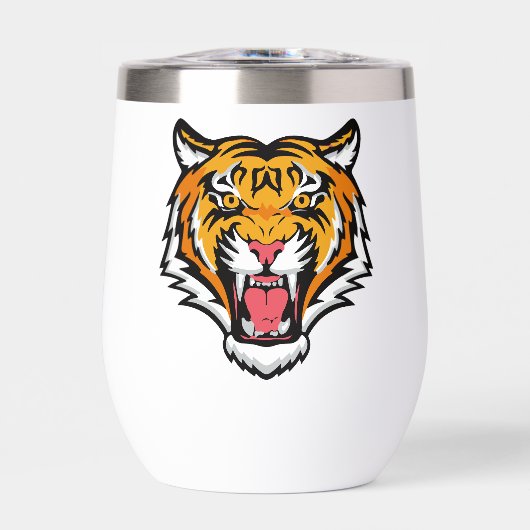 Roaring Tiger Head-25818 Reiseumarmung (Vorderseite)