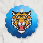 Roaring Tiger Head-25818 Reiseumarmung Geschenkanhänger (Rückseite)