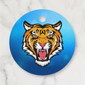 Roaring Tiger Head-25818 Reiseumarmung Geschenkanhänger (Rückseite)